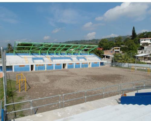 Estadio Futbol Playa Apulo.